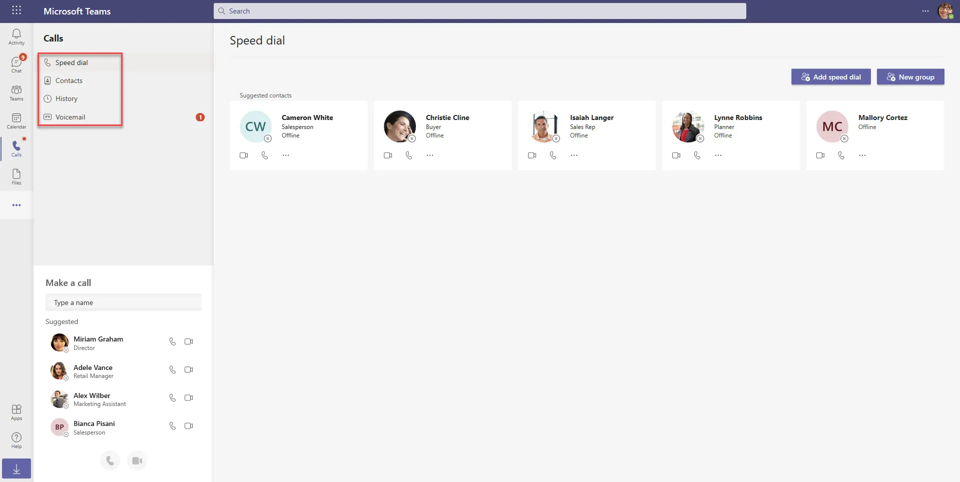 How to use calls in Microsoft Teams