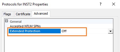 SQL Server security Protocols in SQL Server Configuration Manager