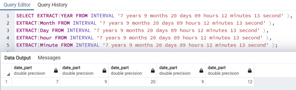 Postgres Time Zone Settings