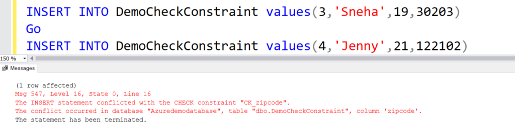 Constraints in SQL Server explained