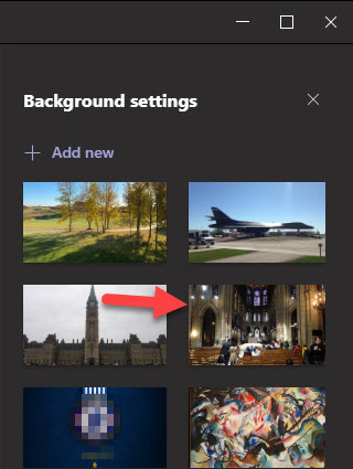 Microsoft Teams background image thumbnail.