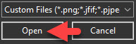 File Window Explorer window custom files option.