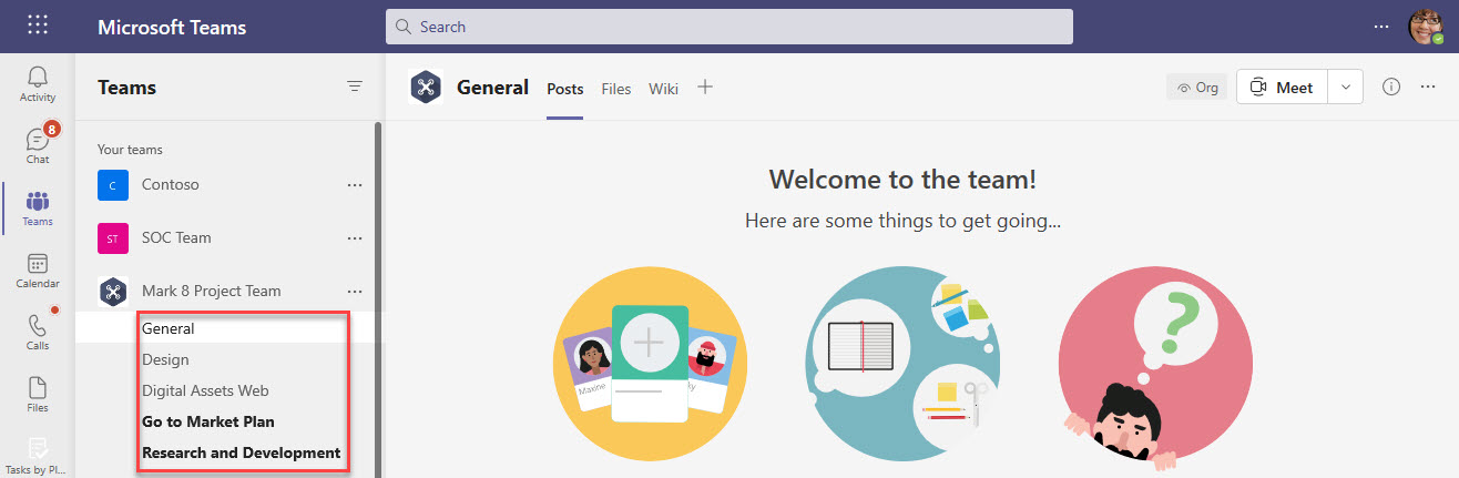 Using Microsoft Teams 