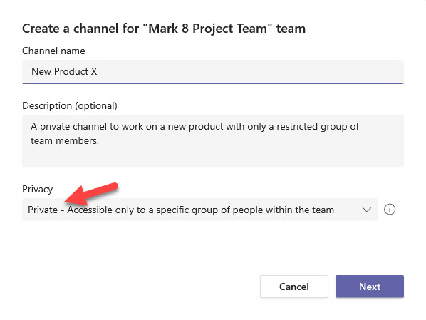 Creating Microsoft Teams Channels