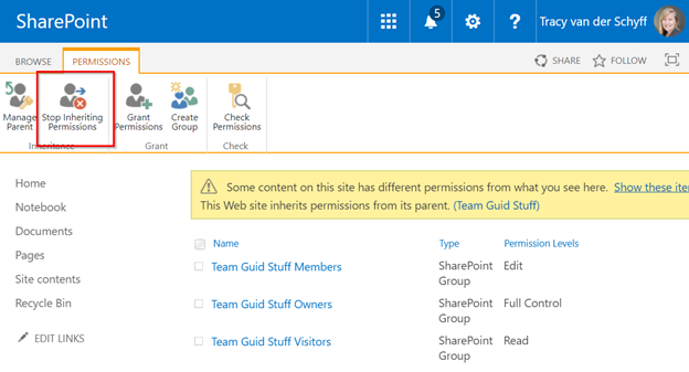 SharePoint permissions and Office 365 permissions