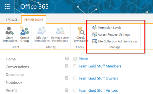SharePoint And Office 365 Permission Levels Microsoft Platform 