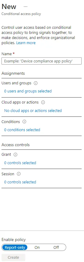Conditional Access Policy