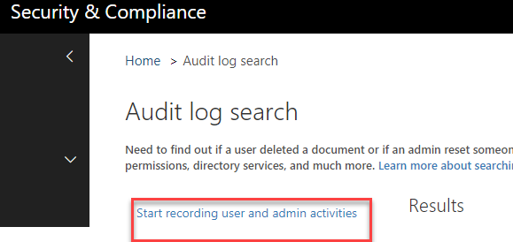 SharePoint Online auditing