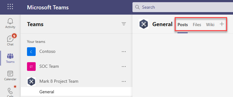How to se posts in Microsoft Teams