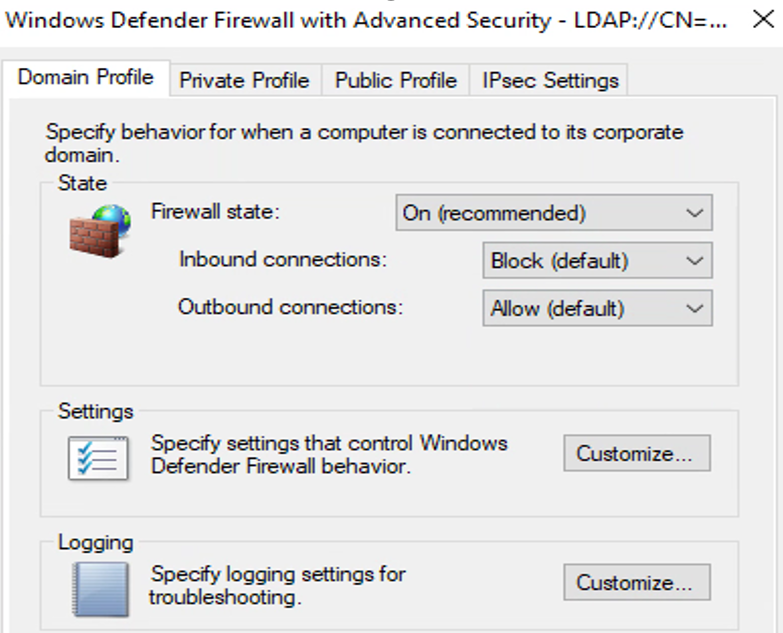 Windows defender for Advanced Active Directory security