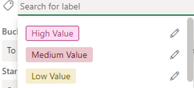 How to use labels