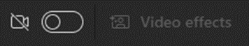 Turning off video in Microsoft Teams meetings