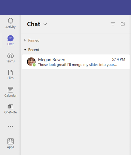 Microsoft Teams Chat app