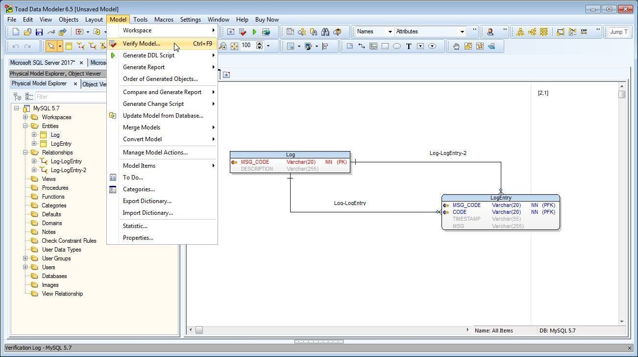 Figure 14. Model-Verify Model