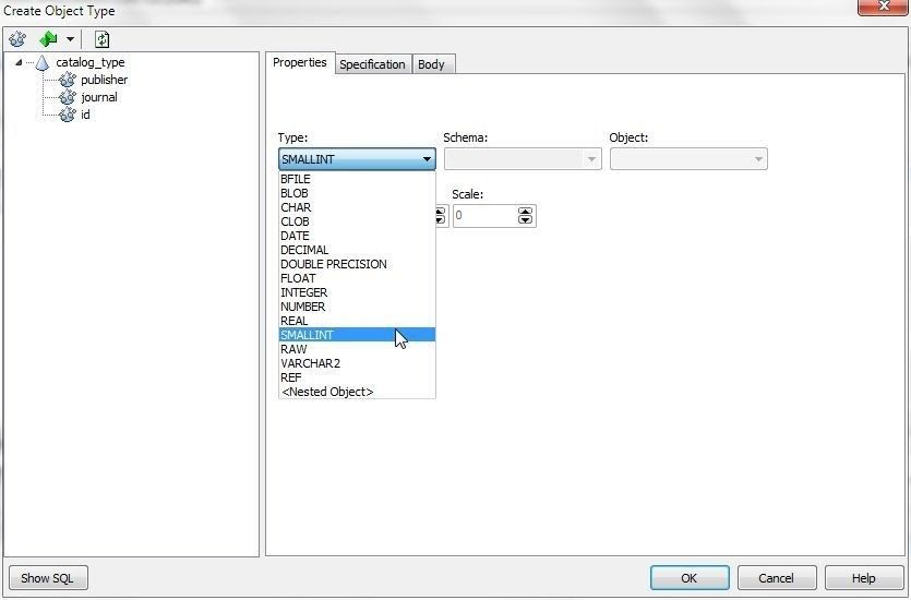 Setting id attribute to SMALLINT type