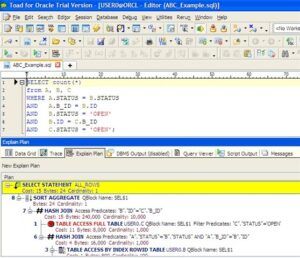 Toad Explain Plan Tip – returning actual SQL execution explain plan