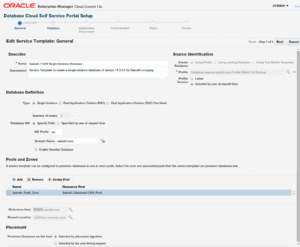 Database as a Service using Enterprise Manager – Part XII