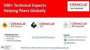 My Journey in Becoming an Oracle ACE Director