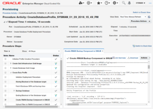 Database as a Service using Enterprise Manager – Part IX