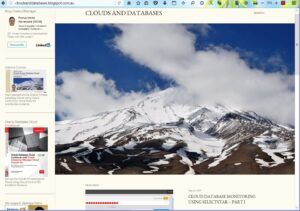 New Blog “Clouds and Databases”