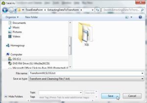 Data preparation using Toad Data Point – 2