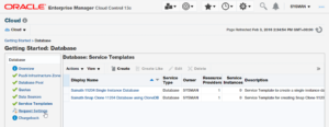 Database as a Service using Enterprise Manager – Part XXI