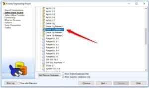 Toad Data Modeler Reverse Engineering & Convert Model Wizards