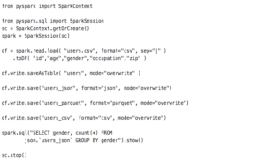 PySpark Examples #3-4: Spark SQL Module