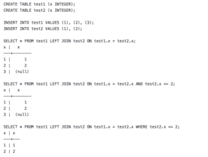 Outer Joins and Where Clauses