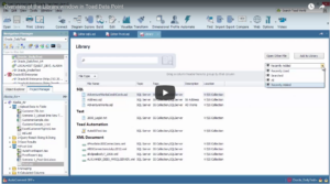 Overview of the Library window in Toad Data Point