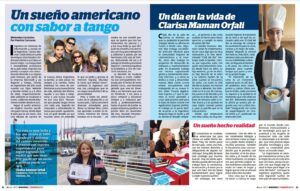 Un poco de mi historia ha sido publicada en la revista Miniondas and Farandula USA en este mes!!