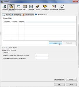 Using Toad Edge 2.0.2 with Amazon Redshift – Part 1