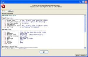 Toad for Oracle – How to report a Beta Access Violation (AV)