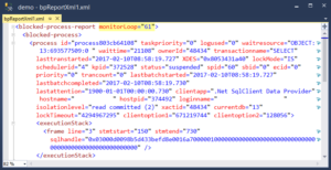 What Does “monitorLoop” mean in the Blocked Process Report