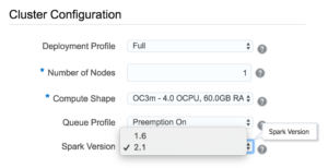 Oracle BDCSCE Upgraded: Zeppelin 0.7 and Spark 2.1