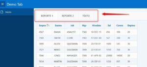 Cómo distribuir información en múltiples tabs en Oracle APEX 5.1